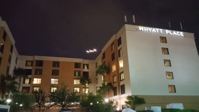 Hyatt Place hotel project location at night - Doneright Hotel Furniture Liquidators portfolio