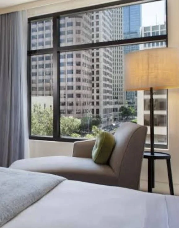 Finished hotel guestroom FF&E installation - Doneright Hotel Furniture Liquidators project portfolio