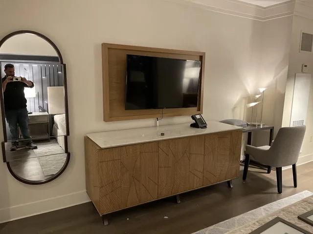 Completed hotel room FF&E