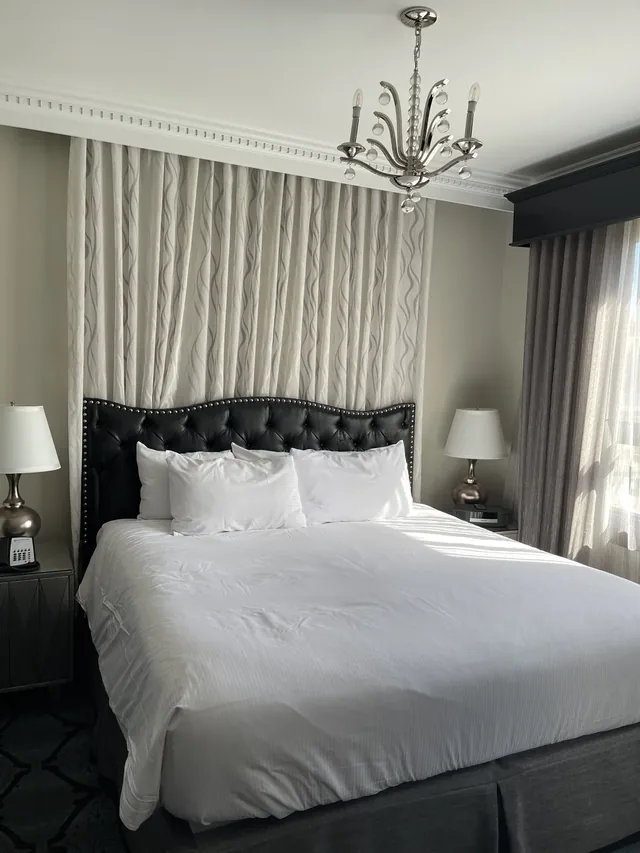 Finished hotel guestroom